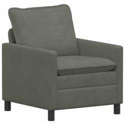 Ensemble de Canapés 2 pcs Gris clair Tissu 618262618262