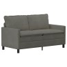 Ensemble de Canapés 2 pcs Gris clair Tissu 618262618262