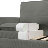 Ensemble de Canapés 2 pcs Gris clair Tissu 618262618262