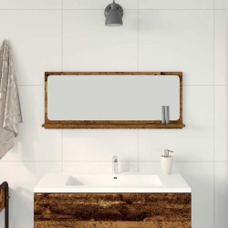 Étagère Miroir Bois ancien 90 x 10,5 x 37 cm Bois d'ingénierie 618270618270