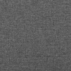 Tête de lit avec oreilles Gris foncé 203x16x78/88 cm Tissu 618285618285