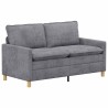 Ensemble de Canapés 2 pcs Gris clair Polyester 618288618288