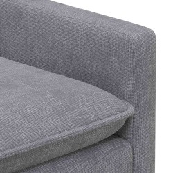 Ensemble de Canapés 2 pcs Gris clair Polyester 618288618288