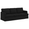 Ensemble de Canapés 2 pcs Noir 201 x 80 x 85 cm tissu 618290618290