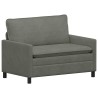 Ensemble de Canapés 2 pcs Gris clair Tissu 618291618291