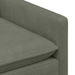 Ensemble de Canapés 2 pcs Gris clair Tissu 618291618291