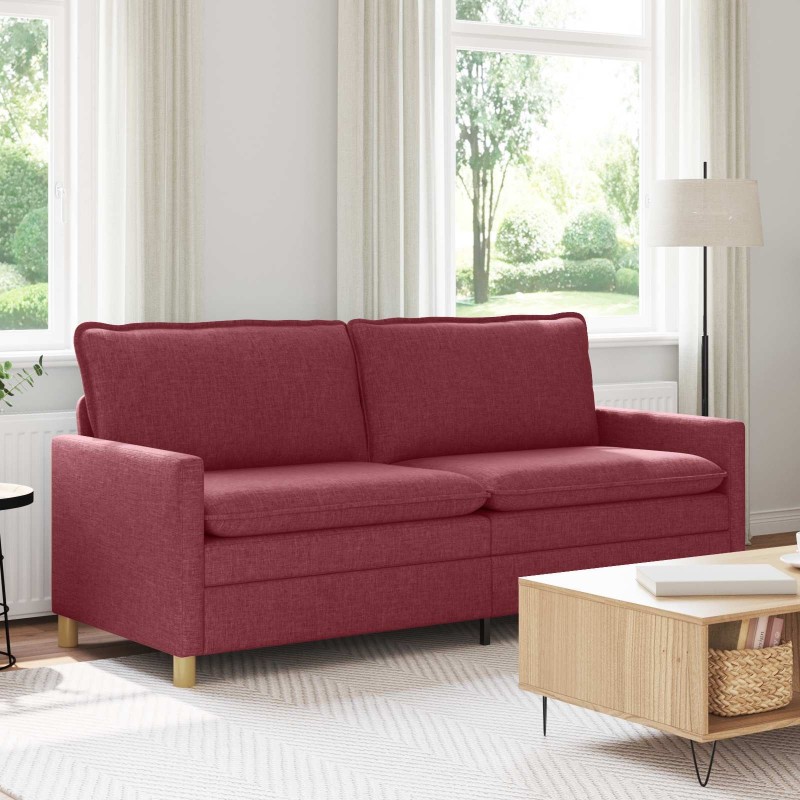 Canapé Bordeaux 196 x 81 x 87,5 cm Tissu 618297618297