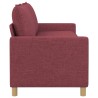 Canapé Bordeaux 196 x 81 x 87,5 cm Tissu 618297618297