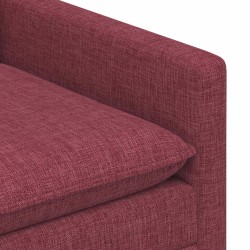 Canapé Bordeaux 196 x 81 x 87,5 cm Tissu 618297618297