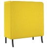 Canapé à Haut Dossier 101cm Jaune clair tissu 618302618302