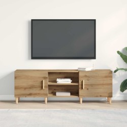 Meuble TV 150 x 30 x 50 cm chêne artisanal Bois d'ingénierie 618304618304