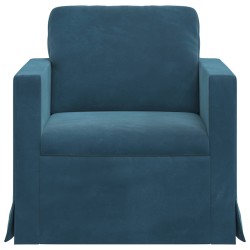 Canapé Bleu 78 x 78 x 80 cm Velours 618314618314