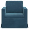 Canapé Bleu 78 x 78 x 80 cm Velours 618314618314
