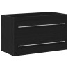 Meuble sous-évier en chêne noir 80 x 38,5 x 48 cm bois d'ingénierie 618317618317