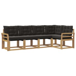 Ensemble de canapés d'extérieur avec coussin 5 pcs 618324618324