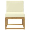 Ensemble de canapés d'extérieur Blanc et crème 59 x 63 x 73 cm 618325618325