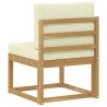 Ensemble de canapés d'extérieur Blanc et crème 59 x 63 x 73 cm 618325618325