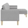 Ensemble de Canapés Gris nuage 173 x 131 x 67 cm Polyester 618326618326