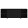 Meuble TV 130 x 35 x 50 cm Chêne noir Bois d'ingénierie 618327618327