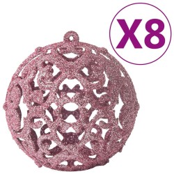 Ensemble de boules de Noël 100 pcs Rose 618330618330