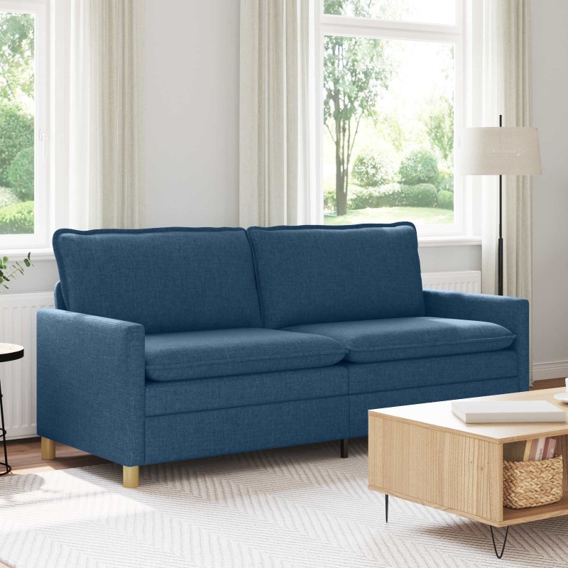 Canapé Bleu 196 x 81 x 87,5 cm Tissu 618340618340