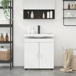 Ensemble d'armoire de salle de bain TULUM Blanc 60 x 34 x 63 cm 618349618349