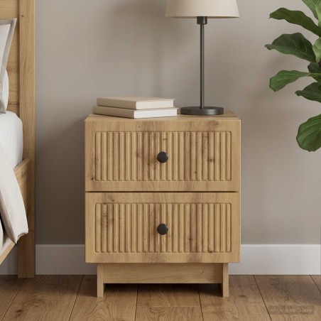 Cabinet de chevet Chêne artisanal 43 x 34,5 x 47,5 cm 618352618352