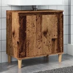 Armoire d'évier vieux bois 58x33x60 cm bois d'ingénierie 618361618361