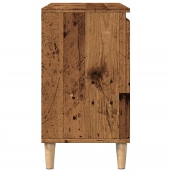 Armoire d'évier vieux bois 58x33x60 cm bois d'ingénierie 618361618361