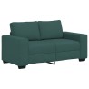Canapé 2 places vert foncé 160 x 77 x 82 cm en tissu 618362618362