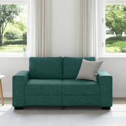 Canapé 2 places vert foncé 160 x 77 x 82 cm en tissu 618362618362