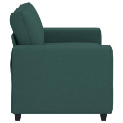 Canapé 2 places vert foncé 160 x 77 x 82 cm en tissu 618362618362