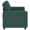 Canapé 2 places vert foncé 160 x 77 x 82 cm en tissu 618362618362