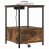 Cabinet de chevet Chêne fumé 42 x 41 x 56 cm Bois d'ingénierie 618363618363