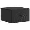 Cabinet de chevet mural avec tiroir Noir 33 x 34,5 x 20 cm 618369618369