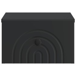 Cabinet de chevet mural avec tiroir Noir 33 x 34,5 x 20 cm 618369618369