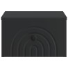 Cabinet de chevet mural avec tiroir Noir 33 x 34,5 x 20 cm 618369618369