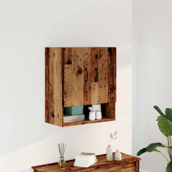 Armoire murale vieux bois 60x31x70 cm bois d'ingénierie 618370618370