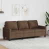 Canapé à 3 places Marron 180 cm Tissu 618373618373