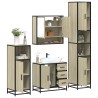 Ensemble de meubles de salle de bain 4 pcs chêne sonoma 618385618385