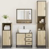 Ensemble de meubles de salle de bain 4 pcs chêne sonoma 618385618385