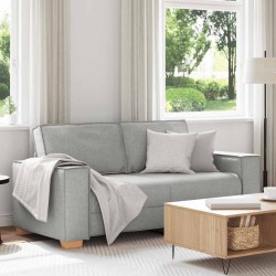 Canapé 2 places Gris nuage 180x78x84 cm Tissu 618389618389