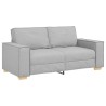 Canapé 2 places Gris nuage 180x78x84 cm Tissu 618389618389