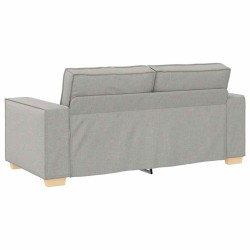 Canapé 2 places Gris nuage 180x78x84 cm Tissu 618389618389