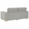 Canapé 2 places Gris nuage 180x78x84 cm Tissu 618389618389