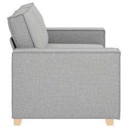 Canapé 2 places Gris nuage 180x78x84 cm Tissu 618389618389