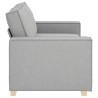 Canapé 2 places Gris nuage 180x78x84 cm Tissu 618389618389