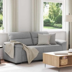 Canapé 2 places Gris nuage 180x81x84 cm tissu 618390618390