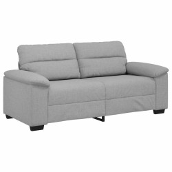 Canapé 2 places Gris nuage 180x81x84 cm tissu 618390618390