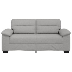 Canapé 2 places Gris nuage 180x81x84 cm tissu 618390618390
